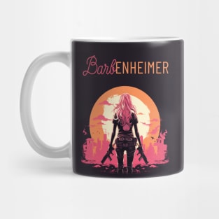 barbenheimer with guns Mug